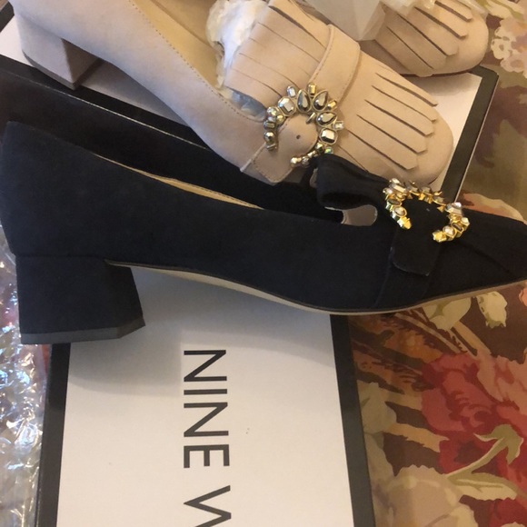 NIB NINE WEST WADLEY NAVY SZ. 9M - Picture 4 of 5